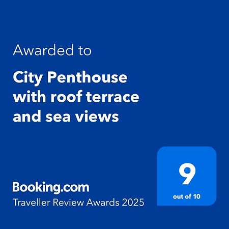 City Penthouse With Roof Terrace And Sea Views วัลเลตตา ภายนอก รูปภาพ