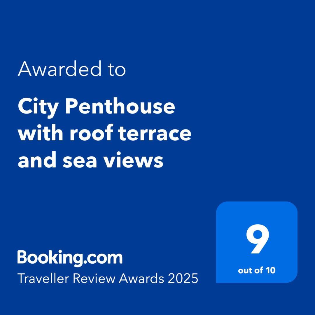 City Penthouse With Roof Terrace And Sea Views วัลเลตตา ภายนอก รูปภาพ