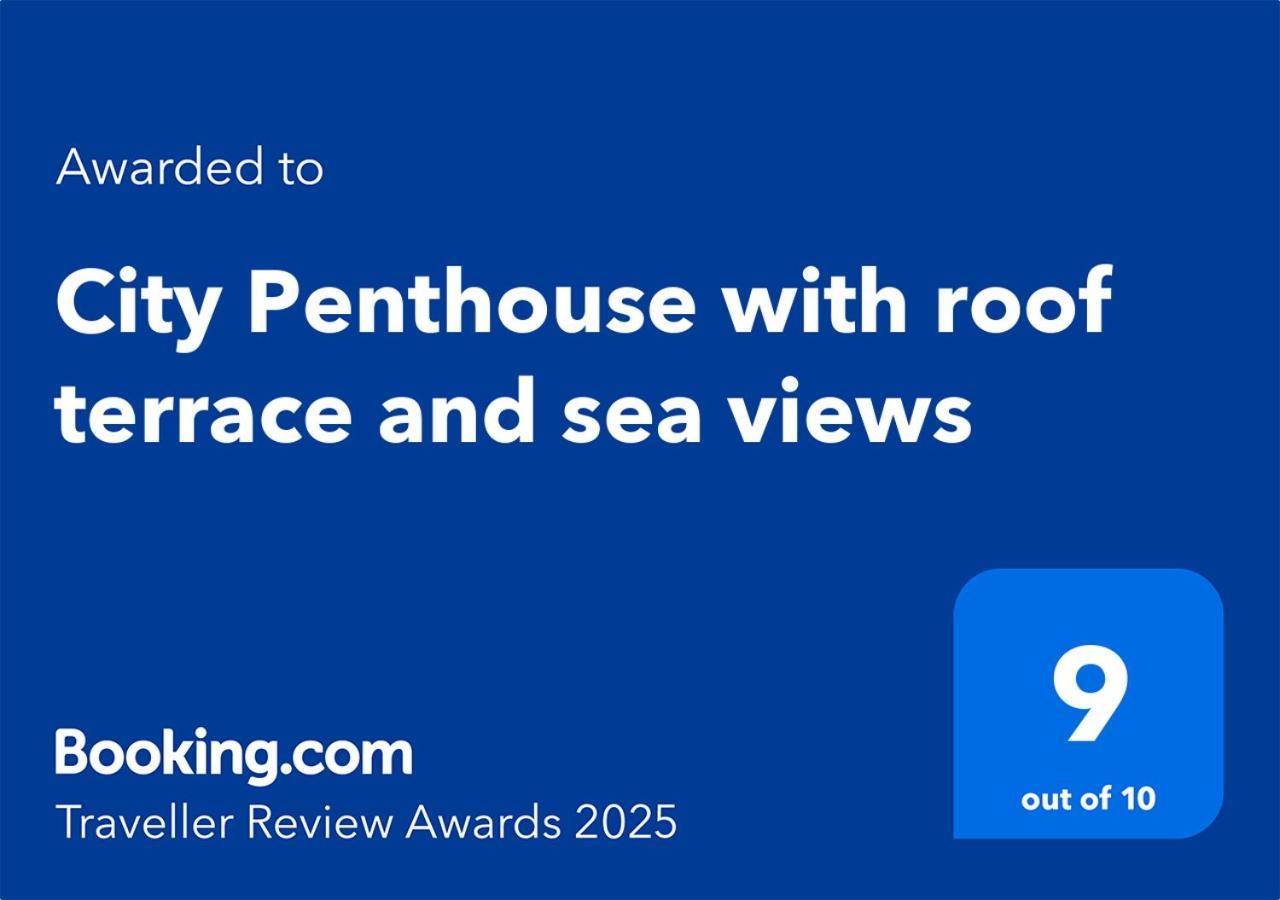 City Penthouse With Roof Terrace And Sea Views วัลเลตตา ภายนอก รูปภาพ